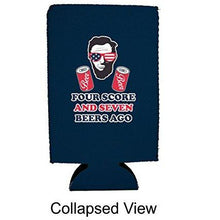 Load image into Gallery viewer, Four Score and Seven Beers Ago 16 oz. Can Coolie