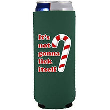 Load image into Gallery viewer, It's Not Gonna Lick Itself 12 oz Slim Can Coolie