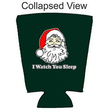 Load image into Gallery viewer, I Watch You Sleep Santa Pint Glass Coolie