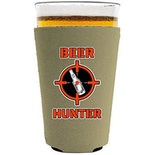 Load image into Gallery viewer, Beer Hunter Pint Glass Coolie