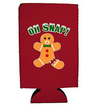 Load image into Gallery viewer, Oh Snap! Gingerbread Man 16 oz. Can Coolie
