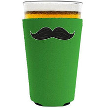 Load image into Gallery viewer, Thick Mustache Pint Glass Coolie