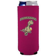 Load image into Gallery viewer, Drunkasaurus Slim 12 oz Can Coolie