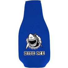 Load image into Gallery viewer, Bite Me Beer Bottle Coolie With Opener
