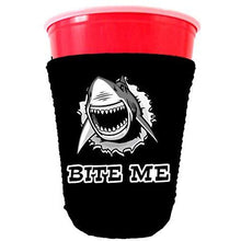 Load image into Gallery viewer, Bite Me Shark Party Cup Coolie
