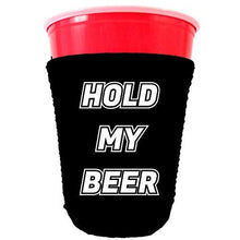 Load image into Gallery viewer, Hold My Beer Party Cup Coolie