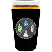 Load image into Gallery viewer, Beer Ingredients Pint Glass Coolie