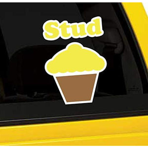 Stud Muffin Vinyl Sticker