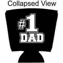 Load image into Gallery viewer, #1 Dad Collapsible Party Cup Coolie