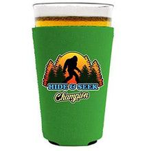Load image into Gallery viewer, Bigfoot Hide & Seek Champion Pint Glass Coolie