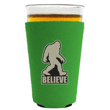 Load image into Gallery viewer, Bigfoot Believe Pint Glass Coolie