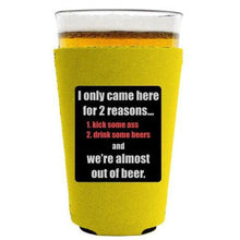 Load image into Gallery viewer, Two Reasons Pint Glass Coolie