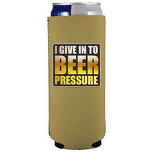 Load image into Gallery viewer, Beer Pressure Slim 12 oz Can Coolie