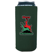 Load image into Gallery viewer, Merry Christmas Reindeer Humping 16 oz. Can Coolie
