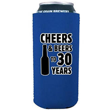 Load image into Gallery viewer, Cheers & Beers to 30 Years 16 oz Can Coolie
