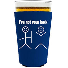 Load image into Gallery viewer, I've Got Your Back Pint Glass Coolie
