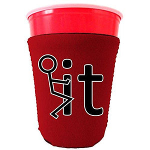 Fck It Funny Party Cup Coolie