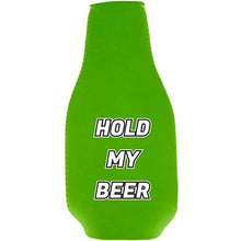 Load image into Gallery viewer, Hold My Beer Bottle Coolie with Opener