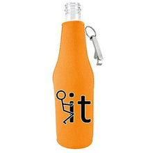 Load image into Gallery viewer, Fck It Funny Zipper Bottle Coolie With Opener
