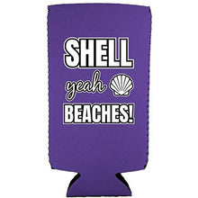 Load image into Gallery viewer, Shell Yeah Beaches Magnetic Slim Can Coolie