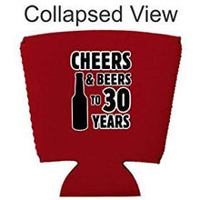 Load image into Gallery viewer, Cheers & Beers to 30 Years Party Cup Coolie
