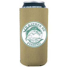 Load image into Gallery viewer, I'd Rather Be Fishing 16 oz Can Coolie