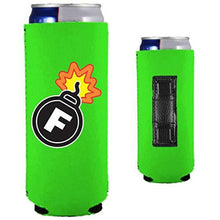 Load image into Gallery viewer, F Bomb Magnetic Slim Can Coolie