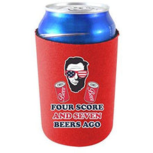 Load image into Gallery viewer, Four Score and Seven Beers Ago Can Coolie