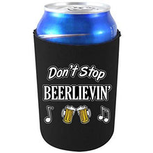 Load image into Gallery viewer, can koozie with dont stop beerlievin design