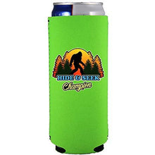 Load image into Gallery viewer, Bigfoot Hide & Seek Champion 12 oz Slim Can Coolie