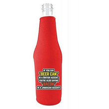 Load image into Gallery viewer, Beer Can Bacon Accents Beer Bottle Coolie