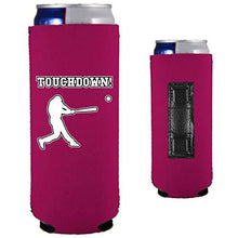 Load image into Gallery viewer, Touchdown Baseball Magnetic Slim Can Coolie