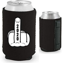 Load image into Gallery viewer, magnetic can koozie with 2020 middle finger funny design