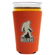 Load image into Gallery viewer, Bigfoot Believe Pint Glass Coolie