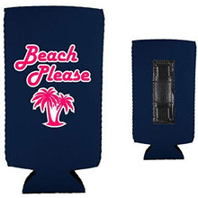 Load image into Gallery viewer, Beach Please Magnetic Slim Can Coolie
