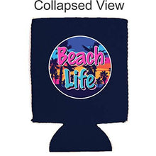 Load image into Gallery viewer, Beach Life Can Coolie