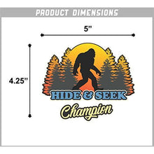 Load image into Gallery viewer, Hide and Seek Champion Bigfoot Vinyl Sticker