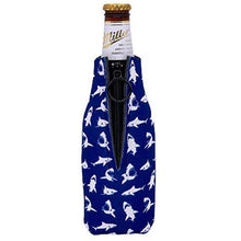 Load image into Gallery viewer, Shark Pattern Beer Bottle Coolie