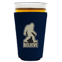 Load image into Gallery viewer, Bigfoot Believe Pint Glass Coolie
