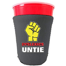 Load image into Gallery viewer, Dyslexics Untie Party Cup Coolie
