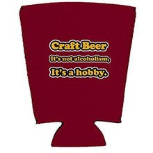 Load image into Gallery viewer, Craft Beer Alcoholism Pint Glass Coolie