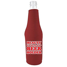 Load image into Gallery viewer, Beauty in the Eye of the Beer Holder Beer Bottle Coolie