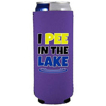 Load image into Gallery viewer, I Pee In The Lake Slim Can Coolie