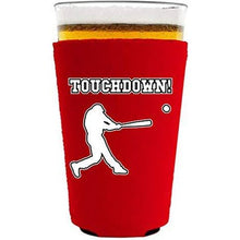 Load image into Gallery viewer, Touchdown Baseball Pint Glass Coolie