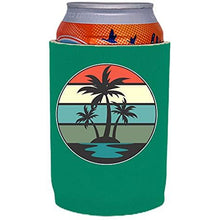 Load image into Gallery viewer, Retro Palm Trees Full Bottom Can Coolie