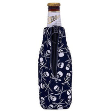 Load image into Gallery viewer, Pirate Pattern Beer Bottle Coolie
