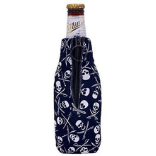 Load image into Gallery viewer, Pirate Pattern Beer Bottle Coolie