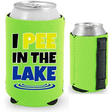Load image into Gallery viewer, I Pee In The Lake Magnetic Can Coolie