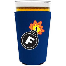 Load image into Gallery viewer, F Bomb Neoprene Pint Glass Coolie