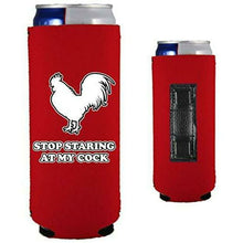 Load image into Gallery viewer, Stop Staring At My Cock Magnetic Slim Can Coolie